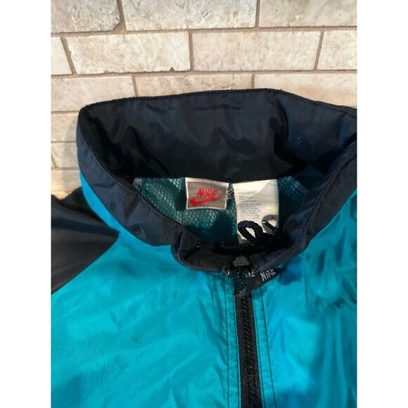90s Nike Retro Logo Vintage Y2K Oversized Hooded Jacket - Picture 3 of 4